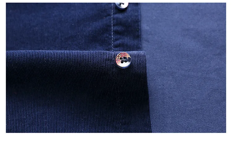 Для мужчин Демисезонный Вельветовая рубашка модного бренда Slim Fit Мужской Повседневное из мягкого хлопка для детей Одежда дропшиппинг лаки для ногтей