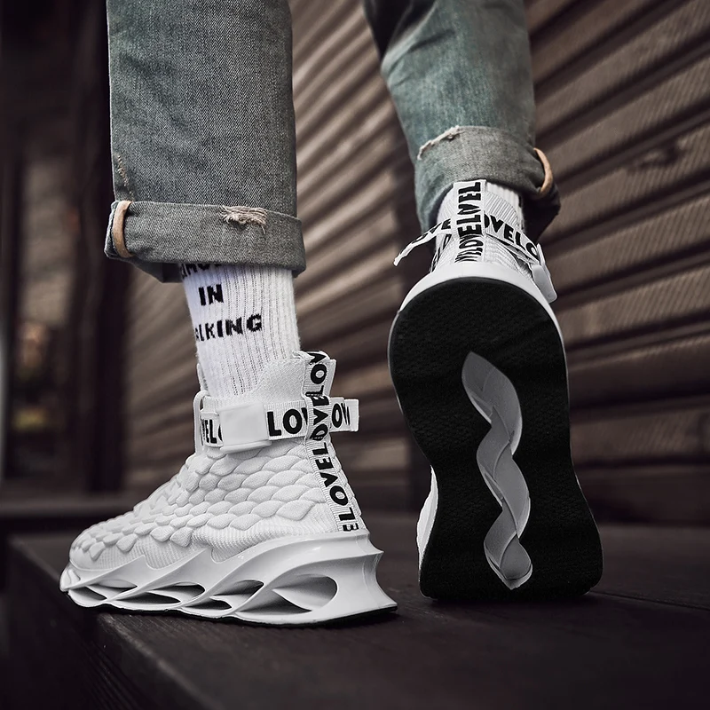 Уличная прогулочная обувь для мужчин, дышащая обувь для бега, Брендовые мужские красные черные тренировочные спортивные кроссовки, нескользящие спортивные кроссовки
