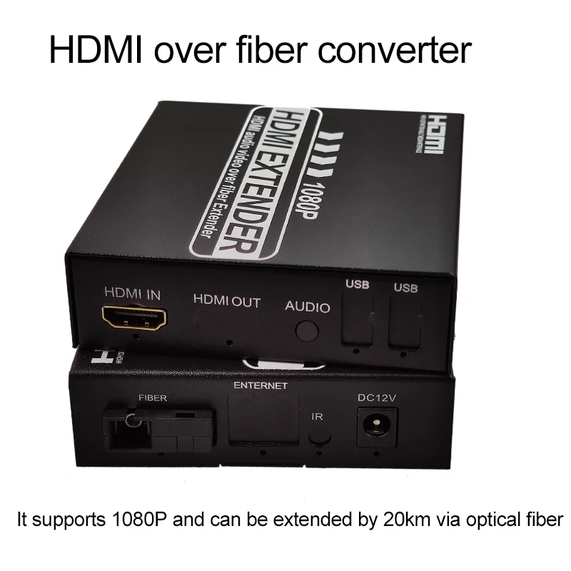 Удлинитель hdmi по оптоволоконной передаче с поддержкой 1080P @ 60Hz 1080i 60Hz|fiber optic|fiber video