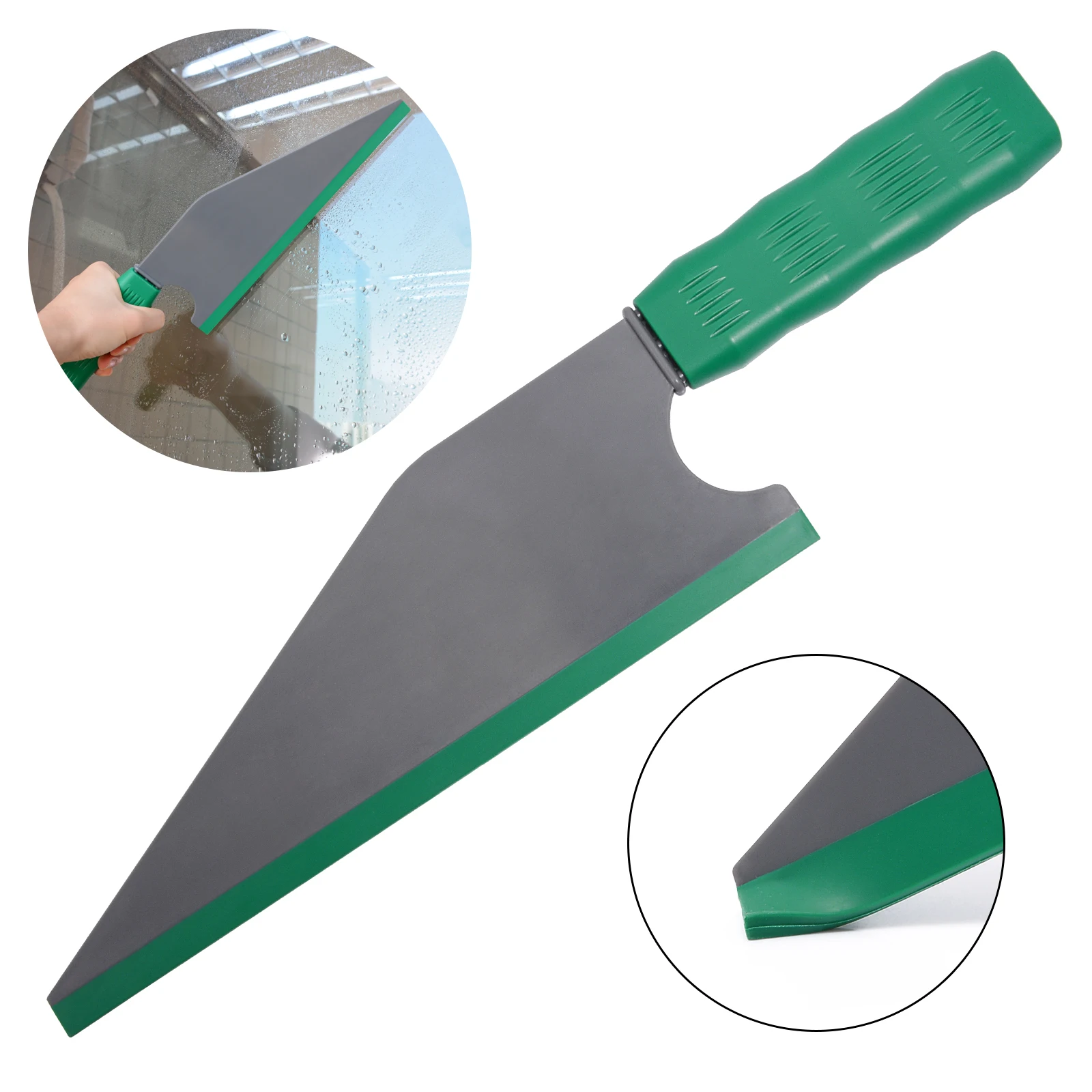 EHDIS резиновый скребок для мытья окон автомобиля, скребок для обертывания стекла, пластиковая ручка, щетка для удаления льда и воды, домашний ручной инструмент