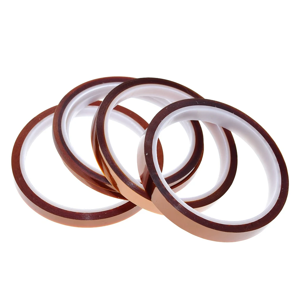 33meter x 5-40mm High Temperature Polyimide Tape Heat Resistant Insulation Polyimide Film Adhesive Tape 10mm