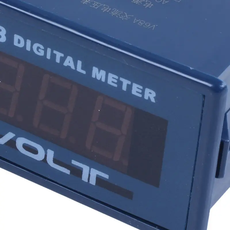 SHGO HOT-V68A Red LED 3 digits AC 0-500V Digital Voltage Meters Dark Blue