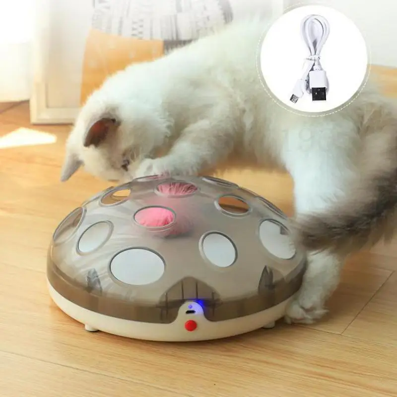 Электрический Кот карусель кошка пижамы для малыша палка сетка игрушек красная