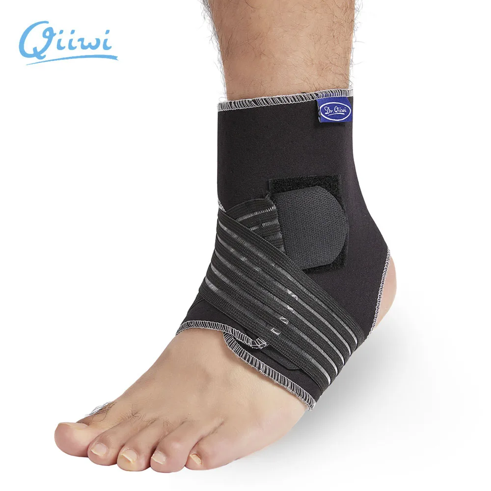 Dr.Qiiwi Sports безопасный с поддержкой лодыжки Pad защитный компрессионный фиксатор