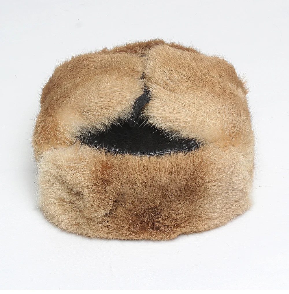 Winter women's natural rabbit fur hats lady 100%genuine real rabbit fur caps brand fashion real Leather hats retail wholesale