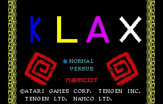 

Klax 16 bit MD Game Card For Sega Mega Drive For Genesis