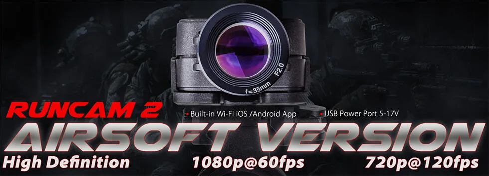 RunCam Airsoft Versie