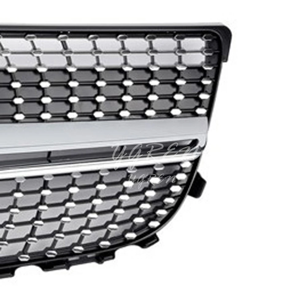 Черная передняя Верхняя решетка для Mercedes Benz X204 GLK250 GLK300 GLK350 2013