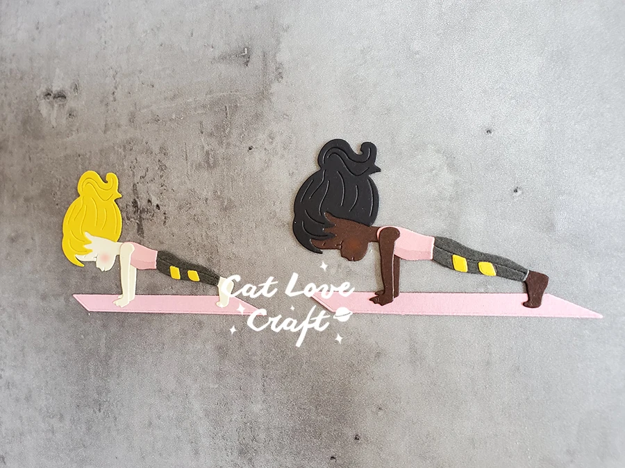 Catlove 판자 스포츠 운동 금속 절단 다이 스크랩북 스텐실 다이 컷 카드 만들기 DIY 공예 엠보싱 2020 년 새로운 다이