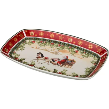 

Dish Christmas Collection 30 * 19 cm. Height 4 cm.