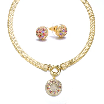 

Necklace and ear nail cat-eye earring small fresh sweet green stude students earrings women jewelry party gifts hot selling