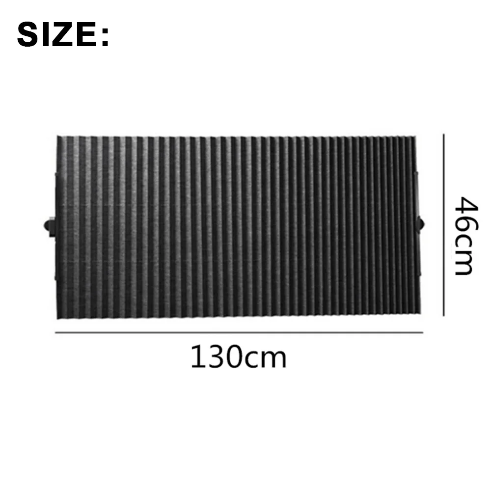 Раздвижная занавеска на окно для автомобилей и транспортных средств, защита от УФ-лучей на лобовое стекло, солнцезащитный козырек 130*46 см, автомобильные аксессуары, ветровое стекло, солнцезащитный козырек