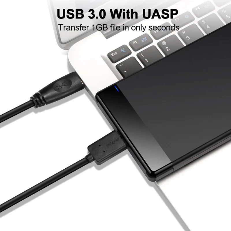 SATA III 2.5 Inches Hard Drive Enclosure Case USB3.0 Hard Disk Case Housing Support UASP