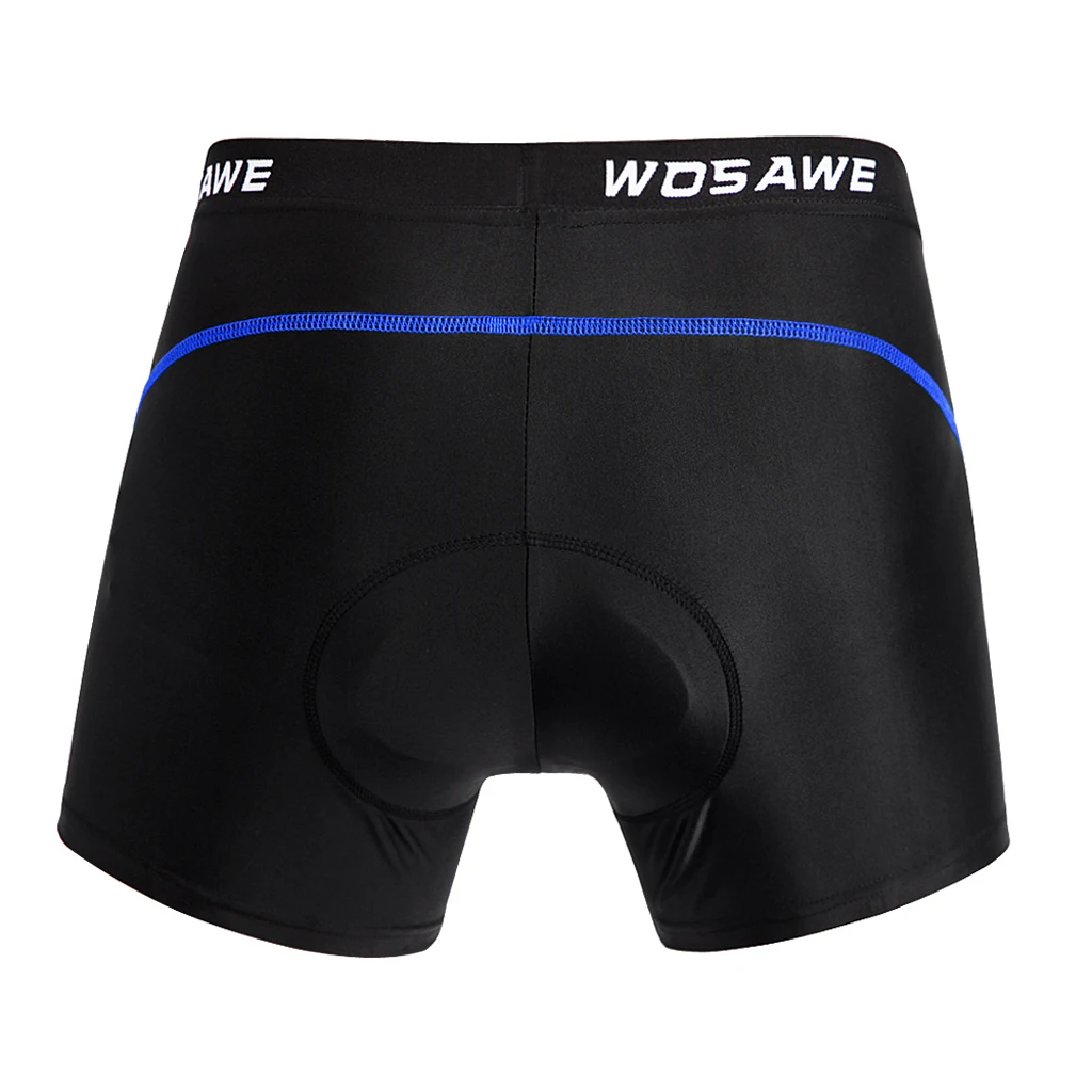 Unisex Men Woman Cycling Shorts Comfortable Bicycle Shorts Gel Blue Line Not Easy to Deformation