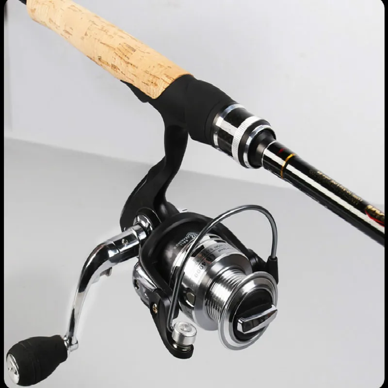 2.1m 2.19m 2.28m 2.4m Casting Hengel Anker XH Power Spinning Vissen Canne met Wiel Sets zwarte Vis Visgerei Pesca