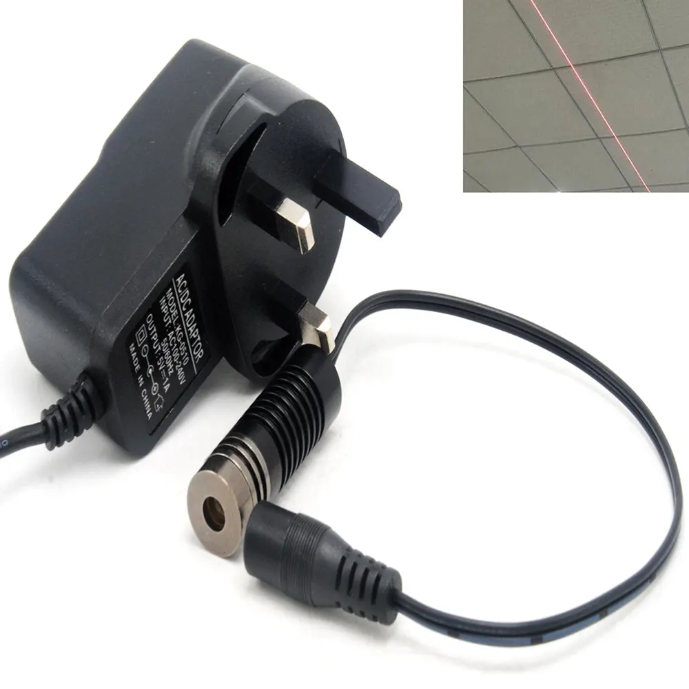 

Focusable 650m 660nm 100mW Red Laser Line Module 14.5x45mm
