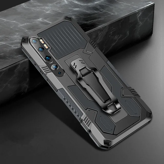 Luxury Shockproof Armor Phone Case For Xiaomi Redmi Note 10X 9 9A 9C 9S Pro Max Rugged Metal Aluminum Magnetic Anti-fall Cover Gray