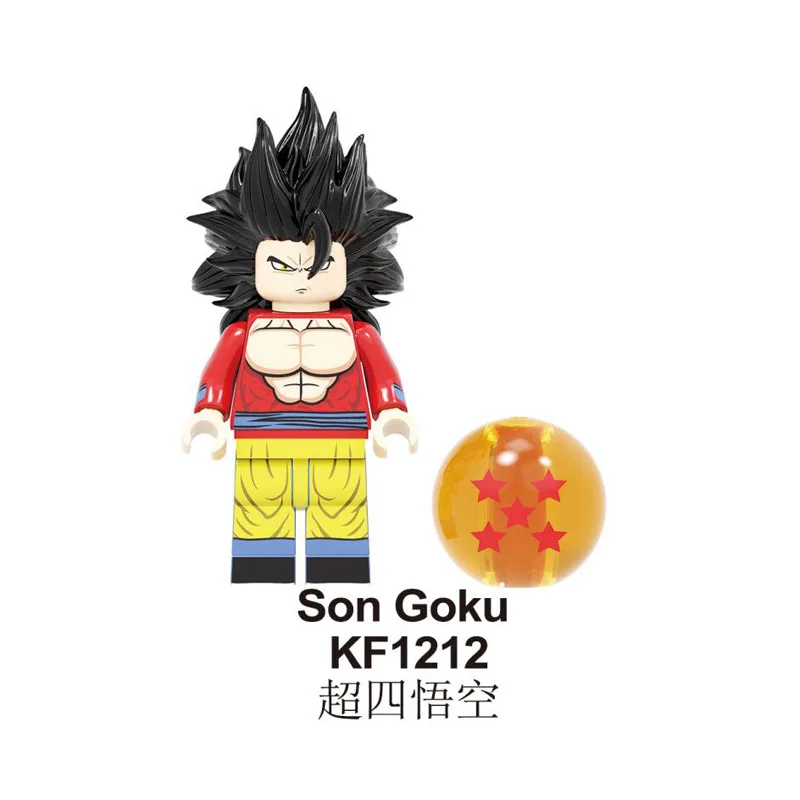 Модель строительных блоков Dragon Ball Z Broli Сон Гоку Torankusu Gogeta Обучающие кирпичи
