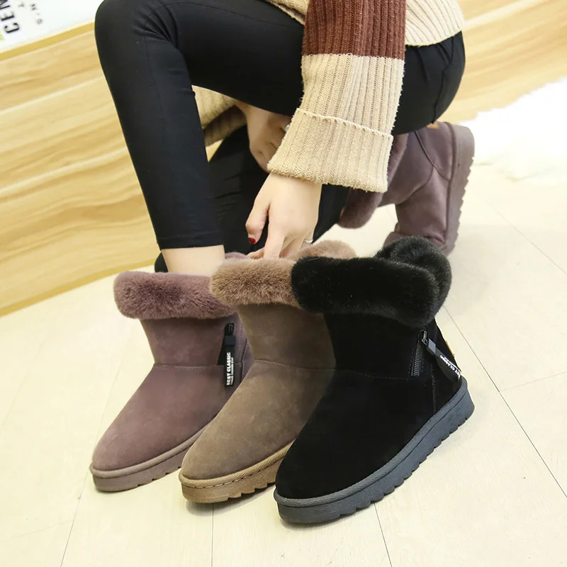 

Women's Rubber Boots Australia Shoes Woman Winter Shoes Booties Ladies Boots-women Lace Up Low Heels booties Round Toe Rain