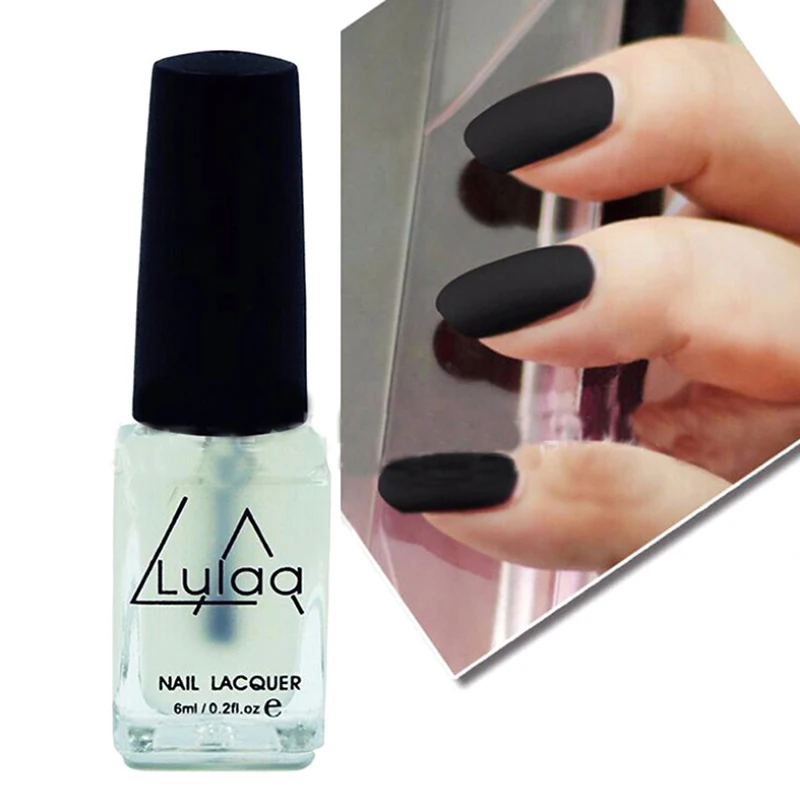 6ml Matt Nails Lacquer Top Coat Waterproof Clearly Color Matte Nail Polish DIY Gel Cover Fashion Art Decoration | Красота и здоровье