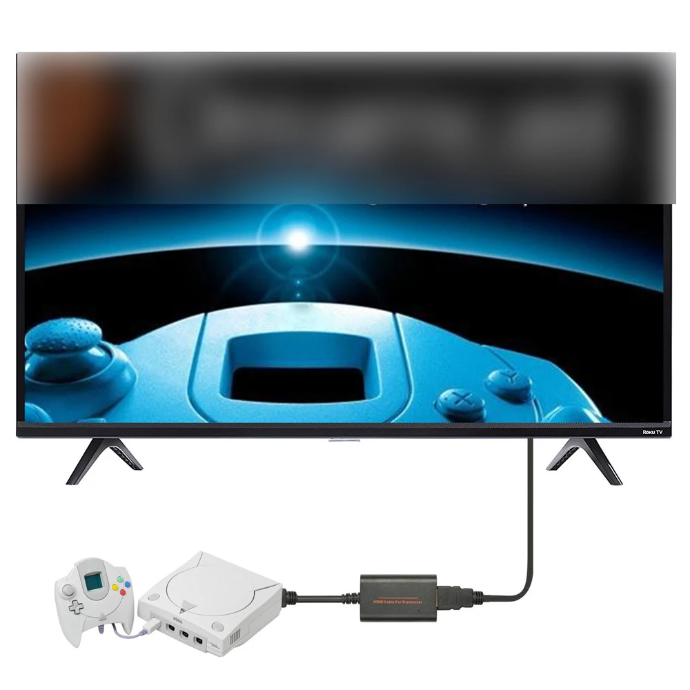 Высокое Разрешение HDMI адаптер и HDMI HD кабель для Sega Dreamcast консолей Видео Аудио выходы конвертер адаптер
