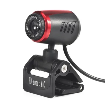 

PC Laptops USB 2.0 Built In Microphone Glass Lens Computer Webcam Drive Free Auto White Balance Online Teaching Video Conference