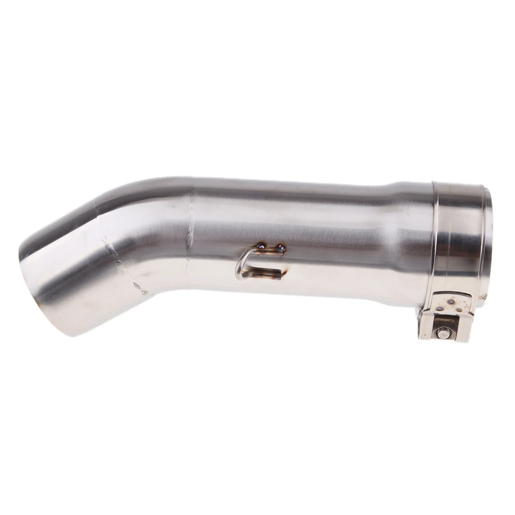 51mm Motorcycle Exhaust Middle Connector Pipe Link Tube For Yamaha FZ8N