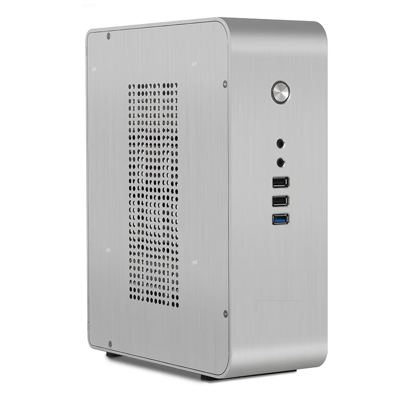 9000 алюминиевый настольный компьютер для HTPC вертикальный ITX мини шасси|itx computer