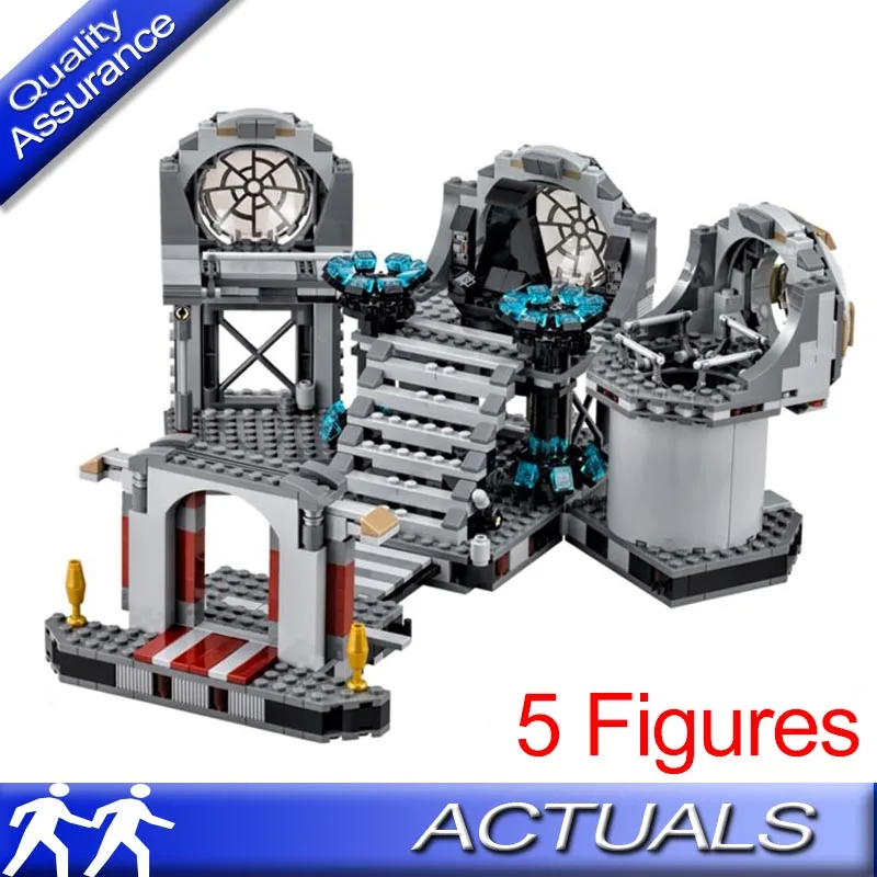 

BELA 10464 75093 Star Series Wars Death Star Final Duel Emperor Throne Building Blocks Model Bricks Toys Compatible