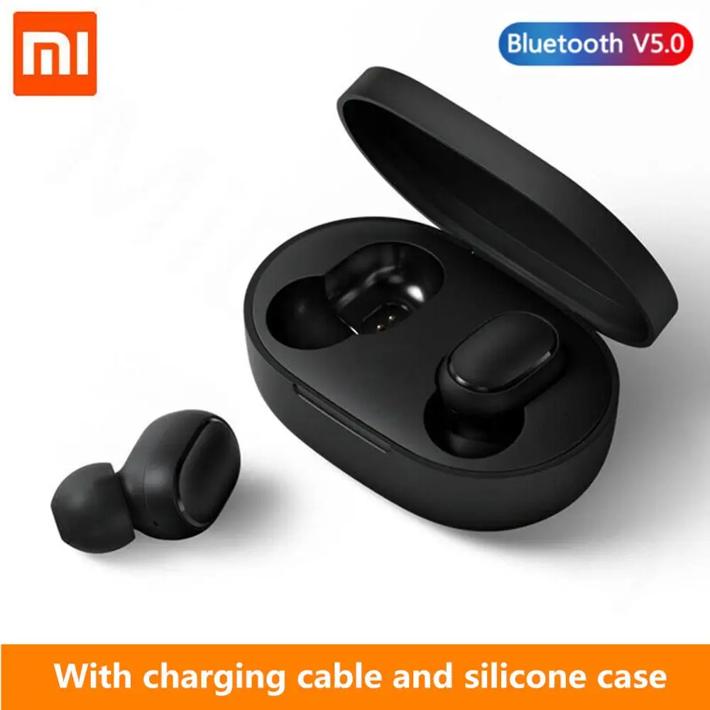 Xiaomi Оригинал Redmi Airdots TWS Bluetooth наушники бас стерео гарнитура с микрофоном AI