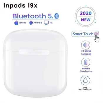 

Inpods I9X Headset ANC Mini TWS Wireless Earphone Bluetooth 5.0 Earbuds IPX54 Waterproof Stereo Anti-sweat Earphone PK I900 I500