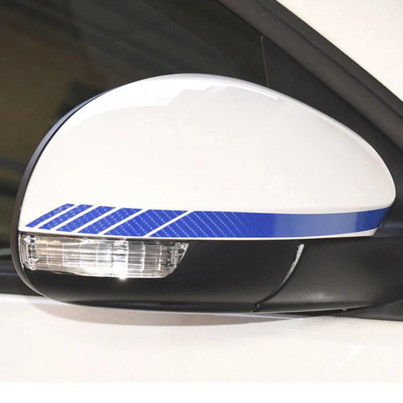 

a pair Car Side Mirrior Vinyl Graphic Sticker 15*3cm Car Rear View Side Mirror Stripe Vinyl Sticker Decal DIY Car Body Decals