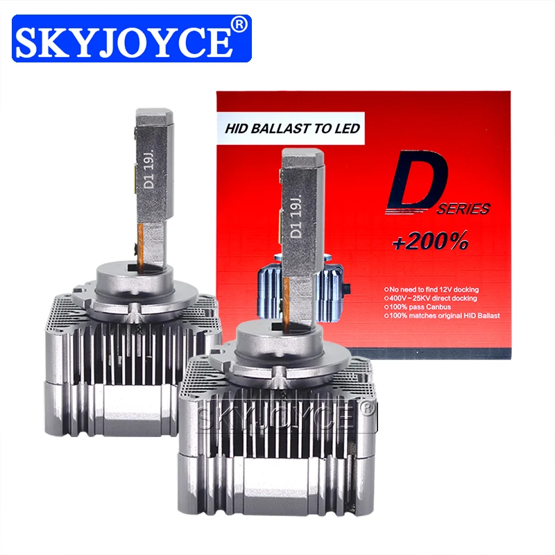 Автомобильные светодиодные лампы SKYJOYCE высокой яркости 2*45 Вт D1S D2S D3S D4S D5S D8S фары