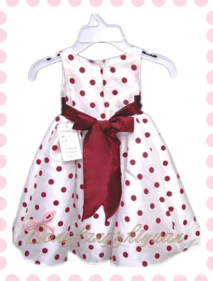 Special Offer Summer Girls Dress Retro Polka Dot Girls Princess Skirt a Year of Age Baby Girls Dresses of Bride Fellow Kids