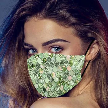 

Fashion Mask Rhinestones Glitter Face Masks Unisex Washable Breathable Ice Cotton Mouth Mask Outdoor Dustproof Mask Mascarillas