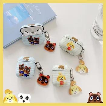 

Cute Cartoon Animal Crossing New Horizons Earphone Case for Airpods 1/2/Pro Case Silicone Headphone Earpods Cover with Ornament