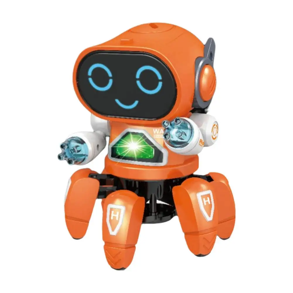 Electric Six-claw Robot Baby Toy Dancing Walking Robot For Boys Girls Over 6 Years Old Artificial Intelligence Robot With Music 1 Electric Six-claw Robot Baby Toy Dancing Walking Robot For Boys Girls Over 6 Years Old Artificial Intelligence Robot With Music 1