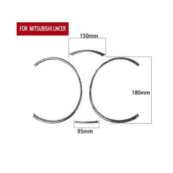 

Carbon Decoration Trim Speedometer Instrument Accessories 4PCS Attachment