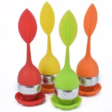 Новинка, креативные Мягкие силиконовые формы, ситечко для чая, фильтр для заварки чая, разделитель шлака, сетка, посуда для напитков, аксессуары