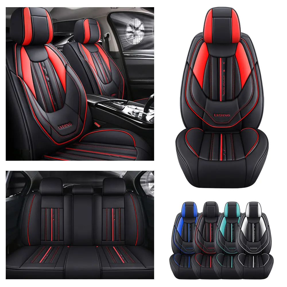 Universal Car Seat Cover For BMW I3 I8 Z4 E89 M1 M2 M3 E30 E90 E93 E92 F80 M4 F82 Leather Seat