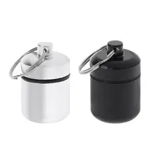 Mini Portable Aluminium Alloy Pill Box Carrying Bottle Case Noise Canceling Hearing Protection Earbuds Earplugs Whosale&Drosphip