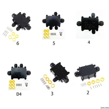 Распределительная коробка IP68 Водонепроницаемый УФ непроницаемый для солнечных лучей летняя несколько способов Пластик коробка для распределиления электричества кабель провод защиты разъёма