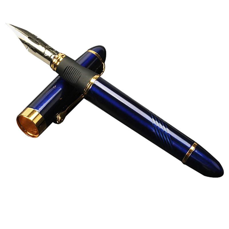 Screw blue Jinhao качество G перо металлическое модифицированное Caneta каллиграфия круглый корпус цветок тело английская перьевая ручка канцелярские заменители dip Ручка - Цвет: Screw blue