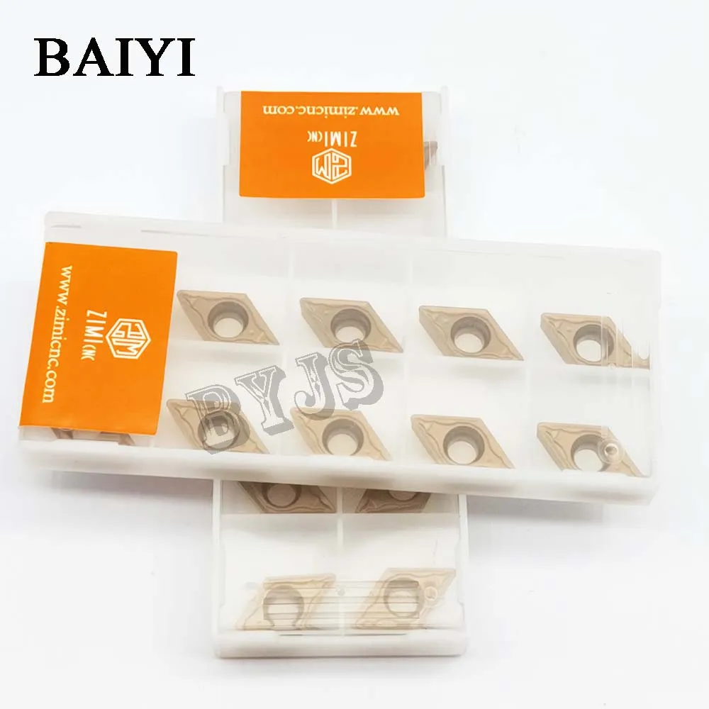 10 шт. DCMT11T304 DCMT11T308 FS ZM9125 dcmt32,51 внешние токарные инструменты твердосплавные вставки токарный станок Режущий инструмент поворотная вставка