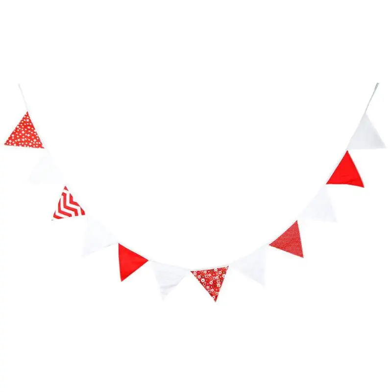 33 стиля 3,2 м Модный хлопковый тканевый флаги гирлянды винтажные Детские баннеры на день рождения вечерние праздничные декорации - Цвет: 3.2m