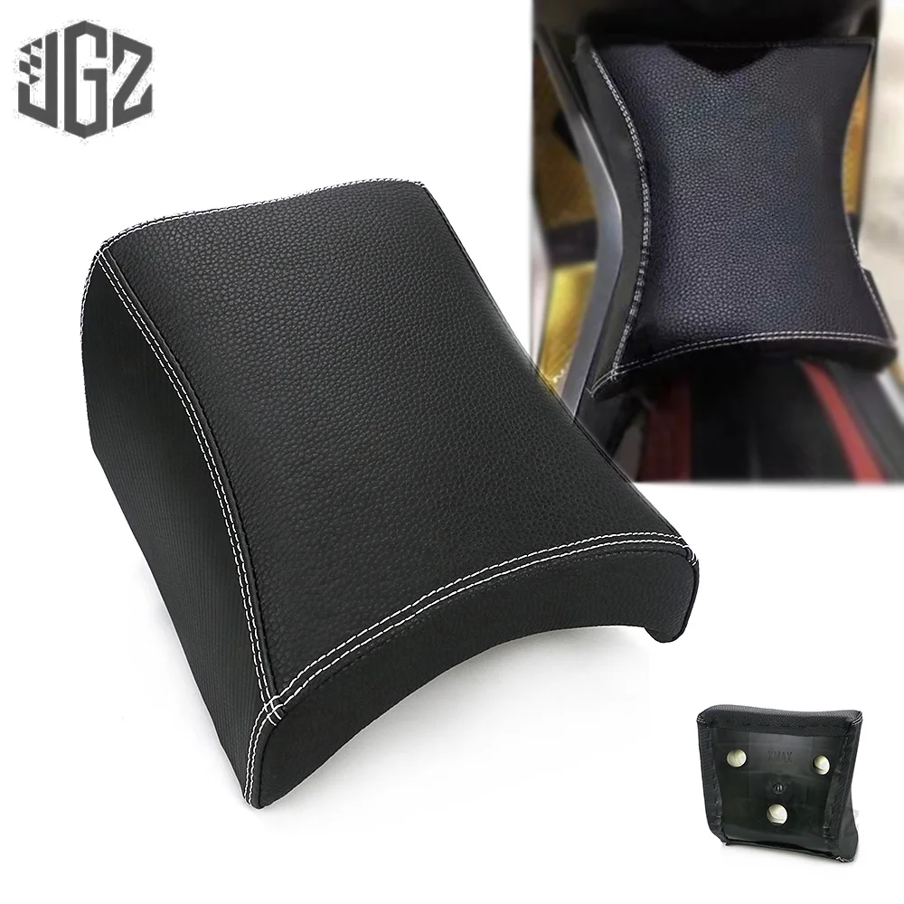 Moto Abs Pu Pelle Anteriore Serbatoio Carburante Cuscino Pad Fascio Curvo Coprisedile Bambino Per Yamaha Xmax 250 300 2017 2018 Accessori