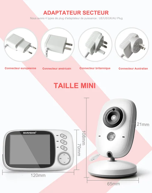 BABYPHONE FIXATION SUPPORT Lit pour Ghb VB603 Jusqu'À 25mm Gestellbreite  EUR 15,96 - PicClick FR