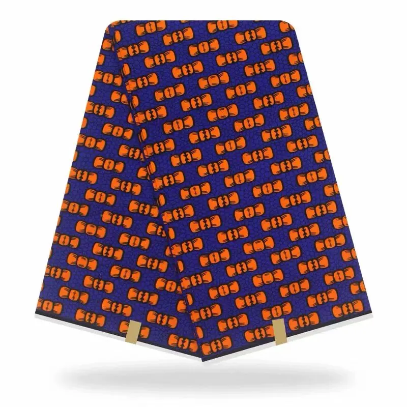 Африканский воск печати ткань Нигерия воск Анкара африканская Ткань 6 ярдов Нигерия хлопок Гана для платья 92008