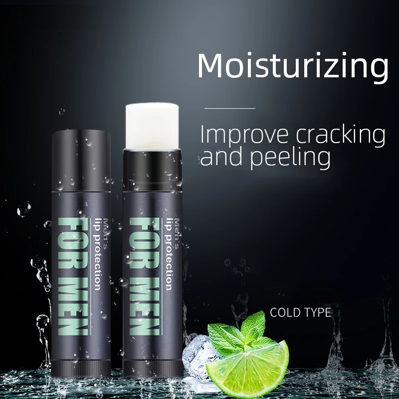 

Men's Lip Balm Men's Moisturizing Nourishing Repair Lips Drying Long Lasting Care Moisturizing Refreshing Lip Balm Drop Shopping