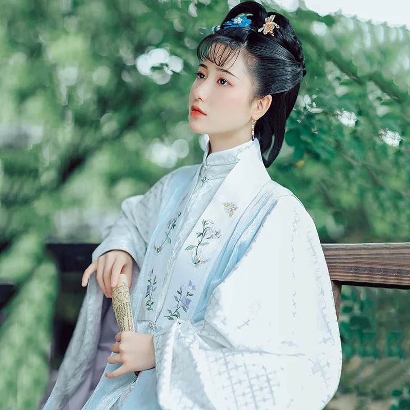 Женский Классический танцевальный костюм Hanfu с вышивкой наряд для восточного
